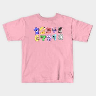 Complete Number Lore Alphabetlore Fans Kids Kids T-Shirt